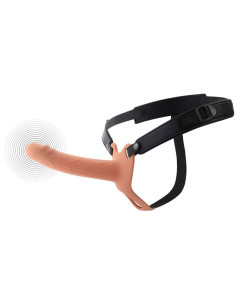 HIDDEN DESIRE - INFERNO VIBRATING PENIS SLEEVE STRAP-ON 18 CM