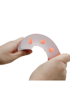 PRETTY LOVE - MAGICAL NIGHTFALL DILDO WITHOUT VIBRATION LUMINOUS ORANGE 2