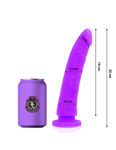 DELTA CLUB - ŽAISLAI ALYVINIS DILDO MEDICININIS SILIKONINIS 20 CM -O- 4 CM