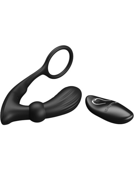 PRETTY LOVE - WARREN BLACK ANAL RING and VIBRATOR