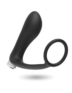 ADDICTED TOYS - ĮKRAUNAMASIS PROSTATINIS VIBRATORIUS, 1 MODELIS - JUODA