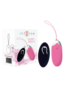 INTENSE - FLIPPY II VIBRATING EGG WITH REMOTE CONTROL PINK