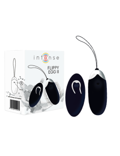 INTENSE - FLIPPY II VIBRATING EGG WITH REMOTE CONTROL BLACK