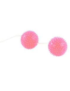 BAILE - A DEEPLY PLEASURE PINK TEXTURED BALLS 3.6 CM 2