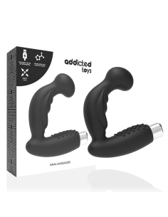 ADDICTED TOYS - PROSTATIC VIBRATOR RECHARGEABLE MODEL 3 - BLACK 2