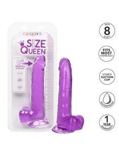 CALEXOTICS - karalienės dydžio dildo, violetinis, 20,3 cm 2