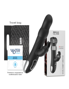 BRILLY GLAM- MOEBIUS RABBIT VIBRATOR and ROTATOR COMPATIBLE WITH WATCHME WIRELESS TECHNOLOGY 2