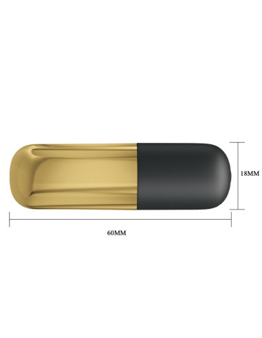 PRETTY LOVE - GOLDEN RECHARGEABLE BULLET VIBRATOR
