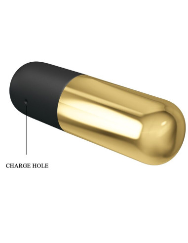 PRETTY LOVE - GOLDEN RECHARGEABLE BULLET VIBRATOR