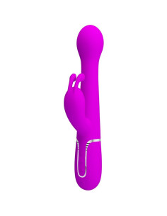 PRETTY LOVE - DEJON RABBIT VIBRATOR 3 IN 1 MULTIFUNCTION VIOLET