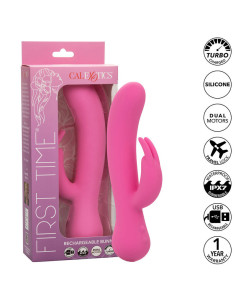 CALEXOTICS - FIRST TIME VIBRATOR RABBIT RECHARGEABLE PINK 2