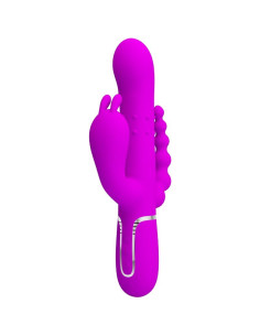 PRETTY LOVE - CAMMY TRIPLE VIBRATOR MULTIFUNCTION 4 IN 1 PINK