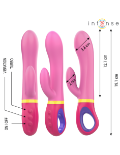 INTENSE - DAPHNE PINK RABBIT VIBRATOR 2