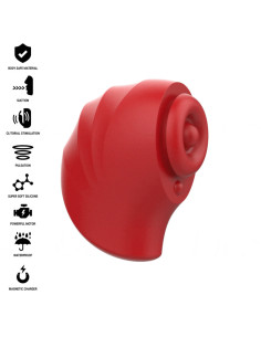 INTENSE - DONNIE KLITORIALO STIMULIATORIUS RAUDONAS-ŽALIAS