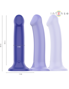 INTENSE - VICTORIA VIBRATOR WITH SUCTION CUP 10 VIBRATIONS DARK BLUE REMOTE CONTROL 2