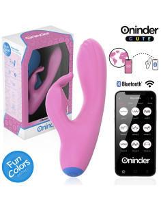 ONINDER CUTE - LOVE BUNNY VIBRUOJAMAS G-SPOT KLITORIUI - NEMOKAMA PASAULINĖ PROGRAMĖLĖ