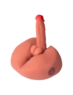 XISE - HONEY REALISTIC DILDO MASTURBATOR WITH VIBRATION 25 CM 2