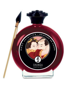 SHUNGA - STRAWBERRY AND CAVA BODY PAINTING
