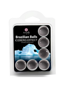SECRET PLAY SET 6 BRAZILIAN BALLS ICEBERG EFFECT