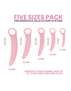 INTIMICHIC - SILICONE DILATOR 5 PIECES SET