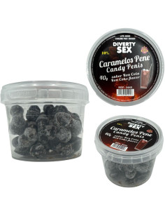 DIABLO PICANTE - 20 PENIS-SHAPED CANDIES WITH GIN TONIC FLAVOR