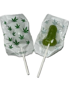 DIABLO GOLOSO - 1 PENIS LOLLIPOP CANNABIS AROMA