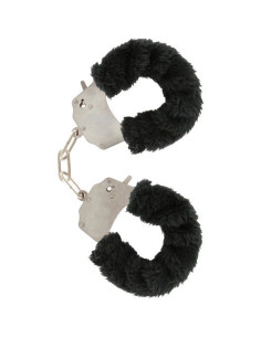 TOYJOY - FURRY FUN CUFFS BONDAGE BLACK