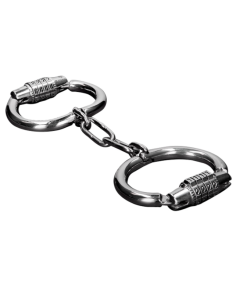 METAL HARD - HANDCUFFS WITH COMBINATION LOCK