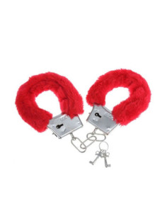DIABLO PICANTE - PLEASURE FURRY HANDCUFFS RED