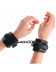 KINK - WRIST RESTRAINTS BLACK ADJUSTABLE 20-30 CM X 6 CM