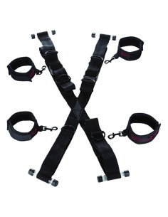 CALEXOTICS - SCANDAL CROSS-SHAPED DOOR HANDCUFFS