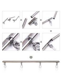 OHMAMA FETISH - RESTRAINT BAR 4 HOOKS