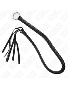 KINK - SNAKE WHIP WITH BLACK HAND RING 65 CM 2