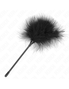 KINK - BLACK TICKLE FEATHERS USED FOR THE BONDAGE KIT 27 CM 2