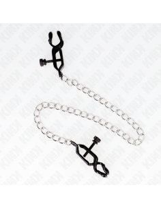 KINK - FLAT CHAIN NIPPLE CLAMPS SILVER 30 CM 2
