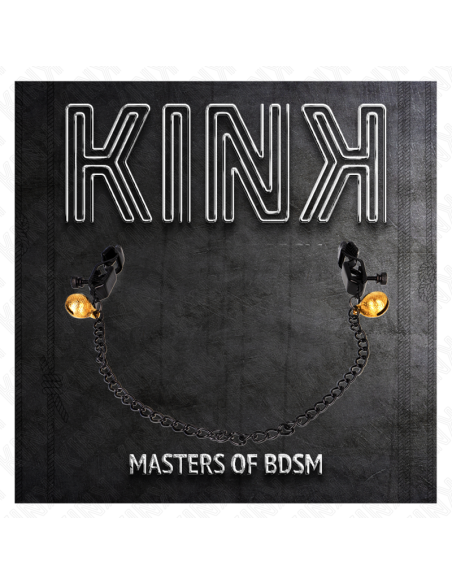 KINK - PLOKŠČIOS GRANDINĖS SU SPENELIŲ SPAUSTUVĖLIAI IR VARPELIS, SIDABRINIS, 30 CM