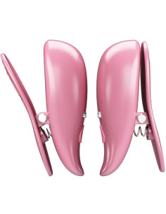 PRETTY LOVE – CAILEY spenelių laikikliai, 10 vibracijų, su nuotolinio valdymo pultu, rožiniai 2