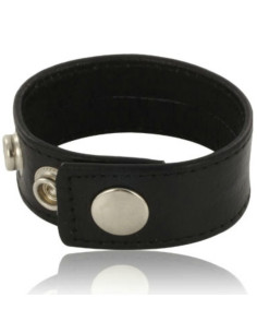 LEATHER BODY - ADJUSTABLE LEATHER STRAP FOR PENIS BLACK