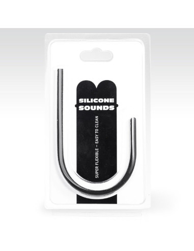 ALL BLACK - 6MM URETHRAL PROBE SILICONE