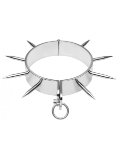 METAL HARD - BDSM SLAVE COLLAR WITH POINTS