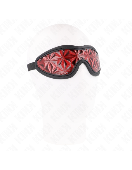 KINK - RED DIAMOND PATTERN HEADBAND 20.5 x 6 CM