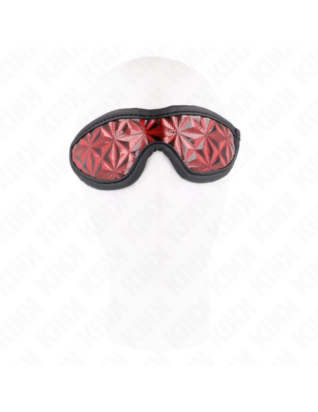 KINK - RED DIAMOND PATTERN HEADBAND 20.5 x 6 CM