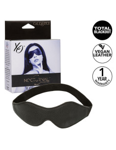 CALEXOTICS - NOCTURNAL EYE MASK PVC LEATHER BLACK 2