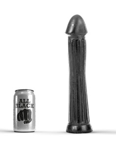 ALL BLACK - PLUG DILDO 31 CM