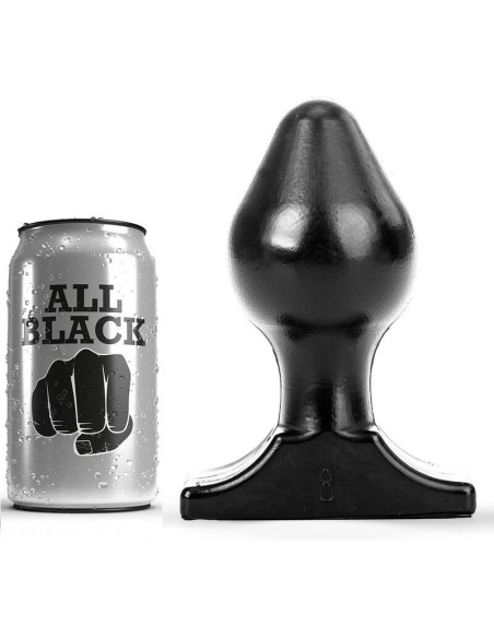 ALL BLACK - ANAL PLUG 16X8 CM