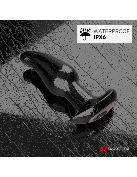 ANBIGUO - WATCHME REMOTE CONTROL ANAL PLUG VIBRATOR WITH ROTATION OF AMADEUS PEARLS