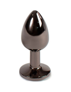 SECRETPLAY - GUNMETAL BUTT PLUG SMALL SIZE 7 CM
