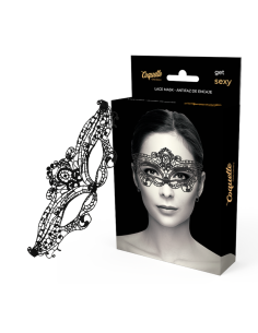 COQUETTE CHIC DESIRE - LACE MASK BLACK