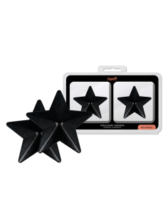 COQUETTE CHIC DESIRE - NIPPLE COVERS BLACK STARS