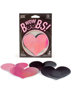 SECRET PLAY - WOW BOOBS HEART NIPPLE COVERS